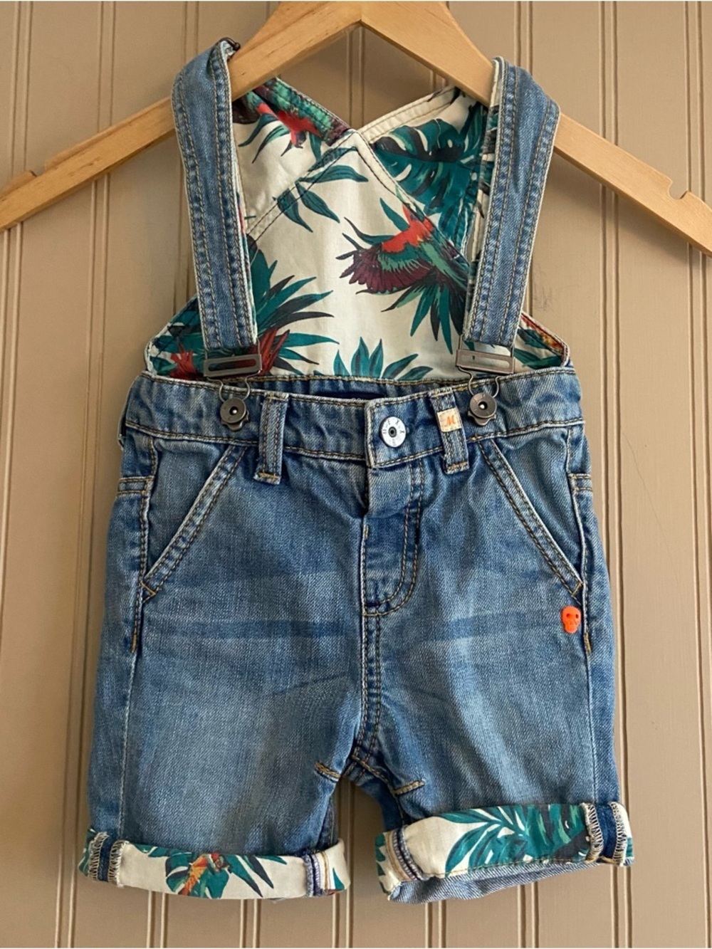 Mini Mexx Tough Boy Shortalls Toddler Size 18-24 Months